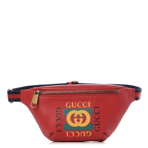 gucci red belt bag|real red gucci belt.